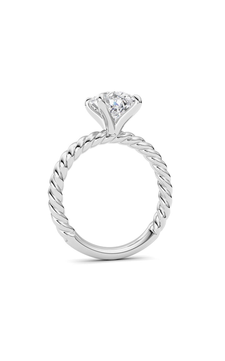 Pear Lab Grown Diamond (F/VS ) Ring in 14K Gold