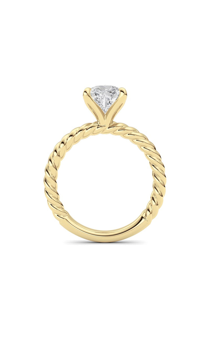Pear Lab Grown Diamond (F/VS ) Ring in 14K Gold