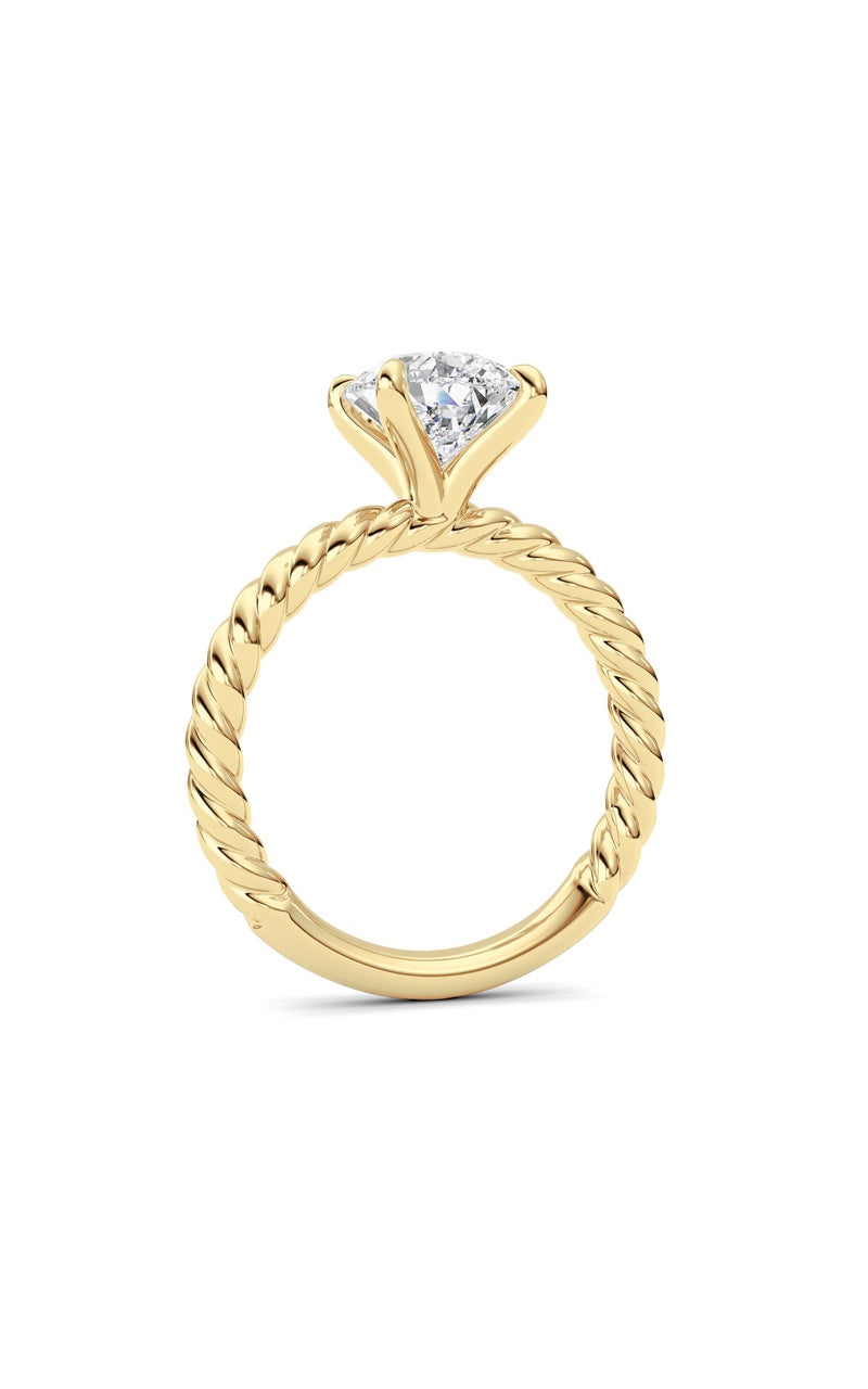Pear Lab Grown Diamond (F/VS ) Ring in 14K Gold