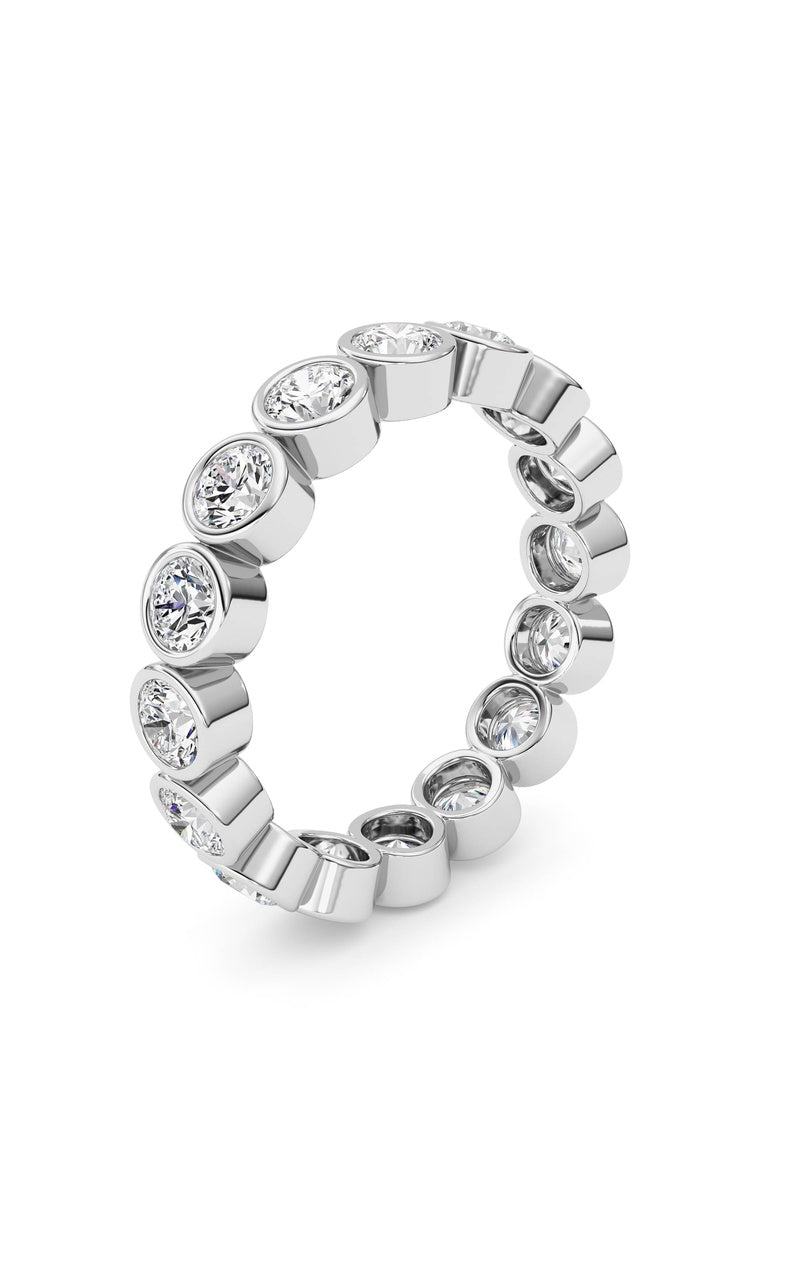 1.6Cttw Round Shaped Lab Grown Diamond (F/VS) Eternity Band Ring in 14K Gold