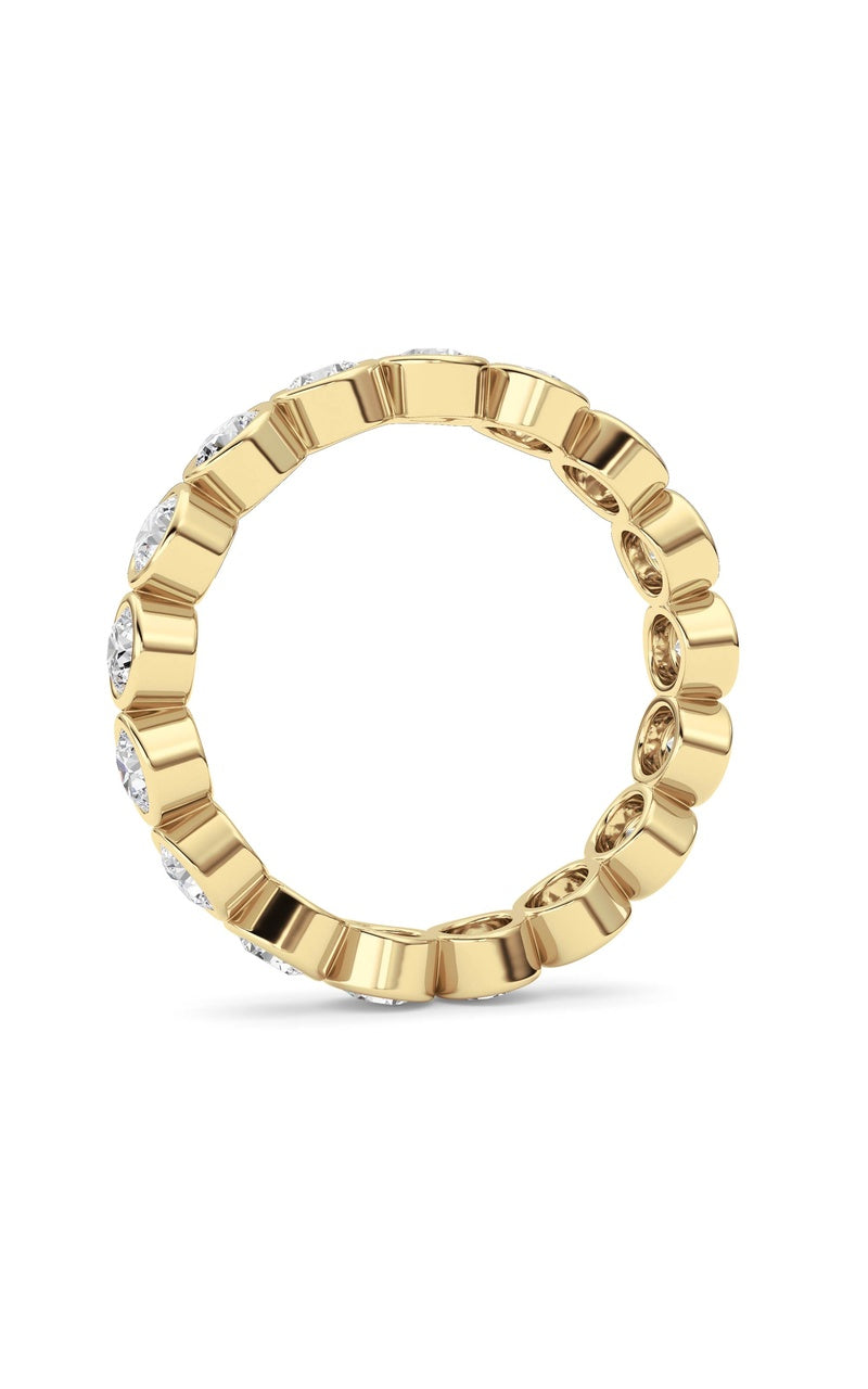 1.8Cttw Round Shaped Lab Grown Diamond (F/VS) Eternity Band Ring in 14K Gold
