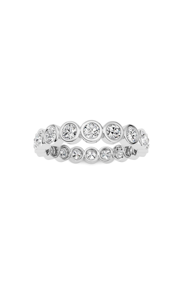 1.8Cttw Round Shaped Lab Grown Diamond (F/VS) Eternity Band Ring in 14K Gold