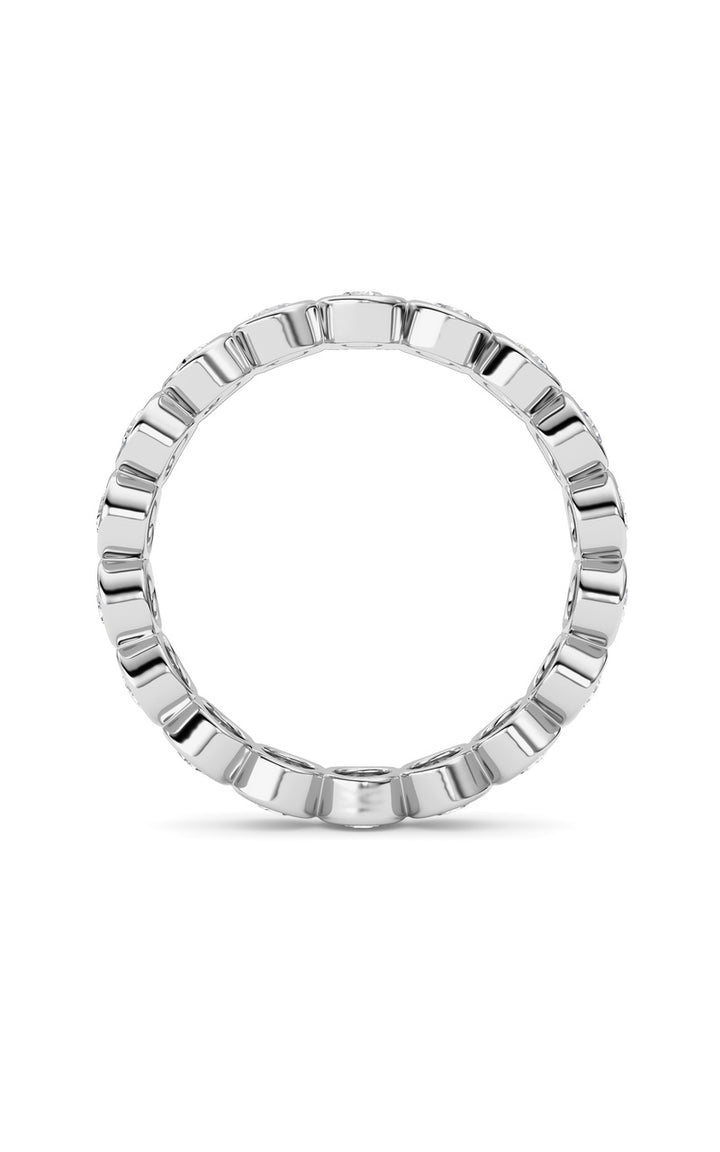 1.8Cttw Round Shaped Lab Grown Diamond (F/VS) Eternity Band Ring in 14K Gold