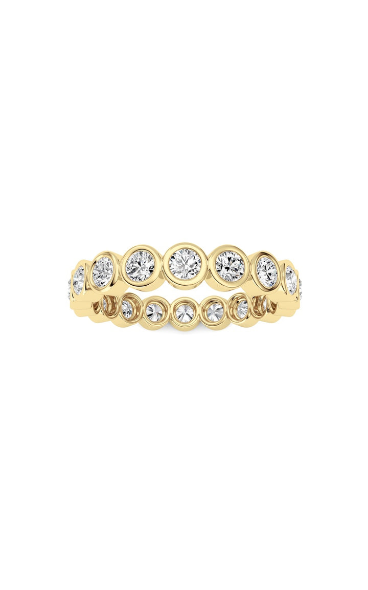 1.8Cttw Round Shaped Lab Grown Diamond (F/VS) Eternity Band Ring in 14K Gold