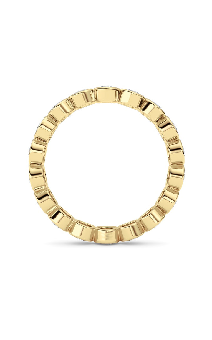 1.8Cttw Round Shaped Lab Grown Diamond (F/VS) Eternity Band Ring in 14K Gold