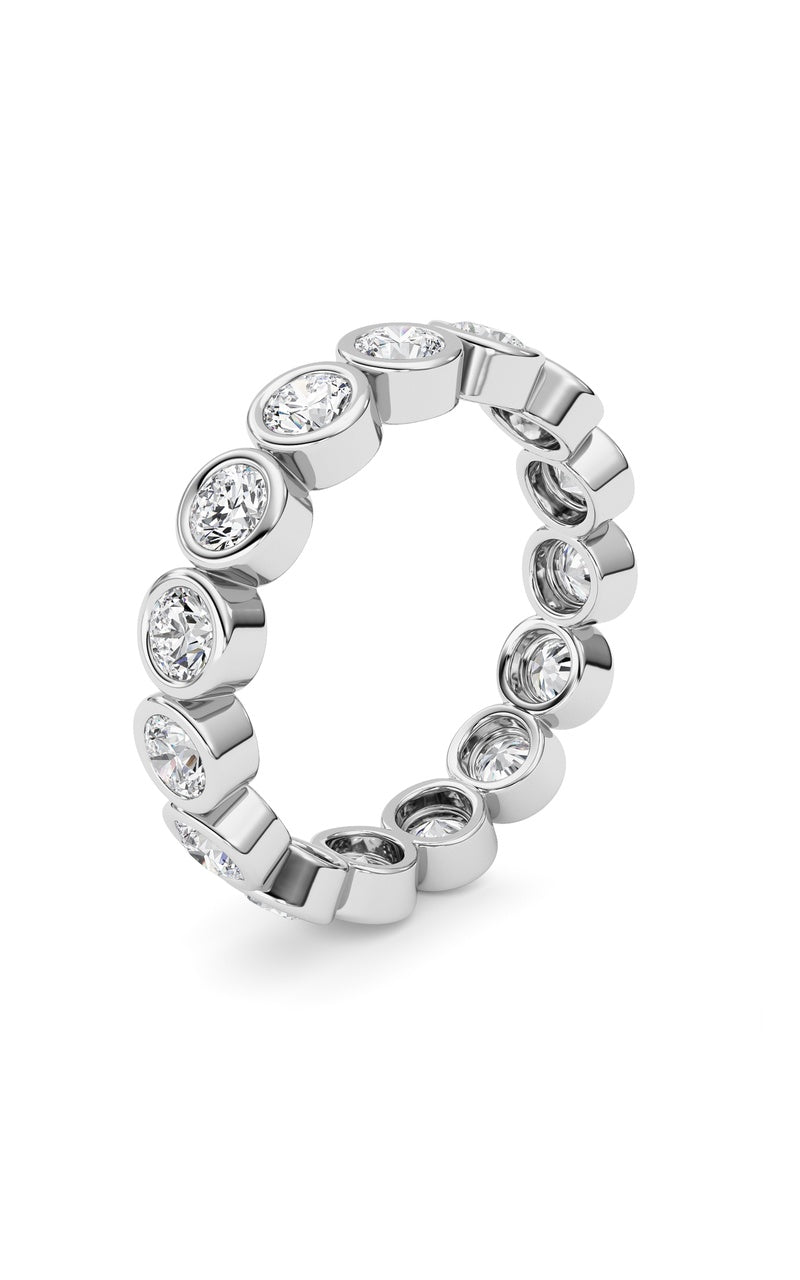 1.9Cttw Round Shaped Lab Grown Diamond (F/VS) Eternity Band Ring in 14K Gold