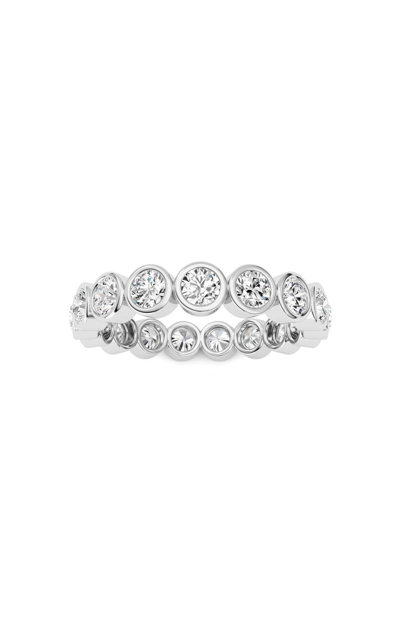 2.2Cttw Round Shaped Lab Grown Diamond (F/VS) Eternity Band Ring in 14K Gold
