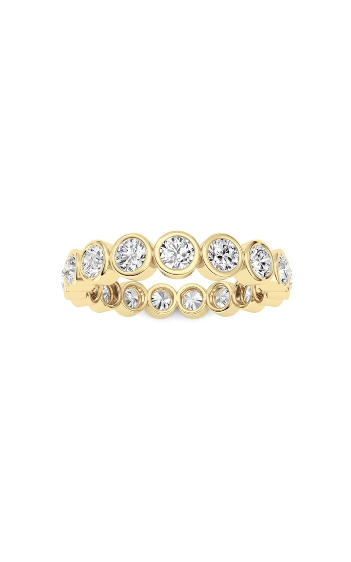 2.2Cttw Round Shaped Lab Grown Diamond (F/VS) Eternity Band Ring in 14K Gold