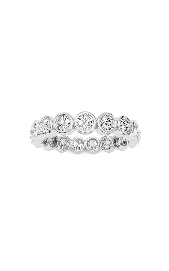 2.2Cttw Round Shaped Lab Grown Diamond (F/VS) Eternity Band Ring in 14K Gold