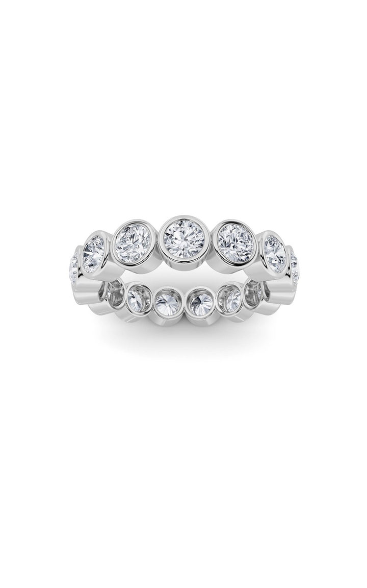 2.2Cttw Round Shaped Lab Grown Diamond (F/VS) Eternity Band Ring in 14K Gold