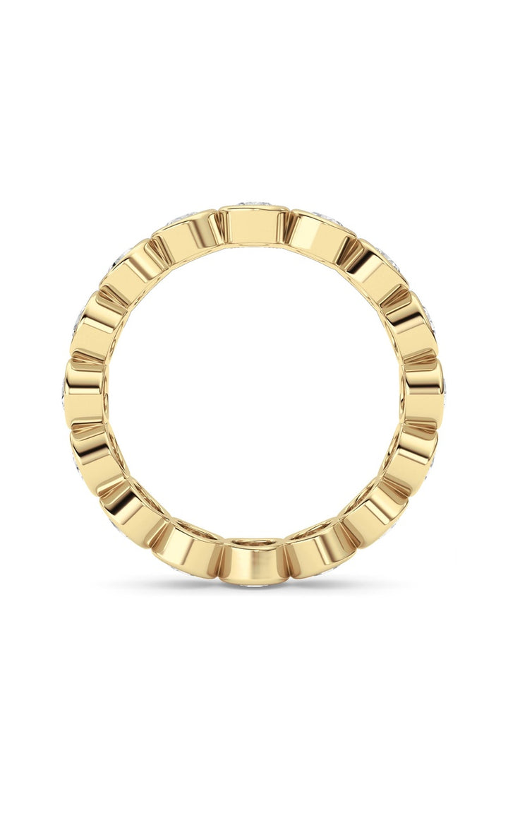 2.4Cttw Round Shaped Lab Grown Diamond (F/VS) Eternity Band Ring in 14K Gold