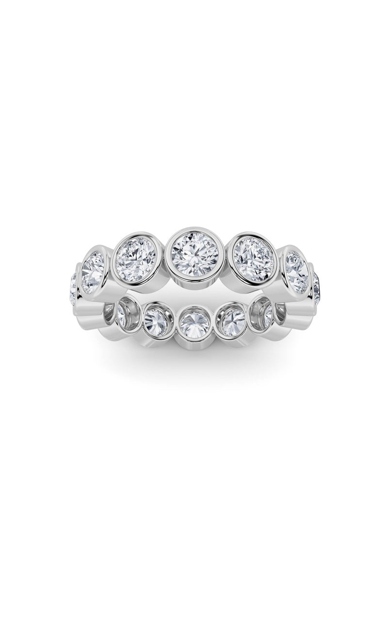 2.5Cttw Round Shaped Lab Grown Diamond (F/VS) Eternity Band Ring in 14K Gold