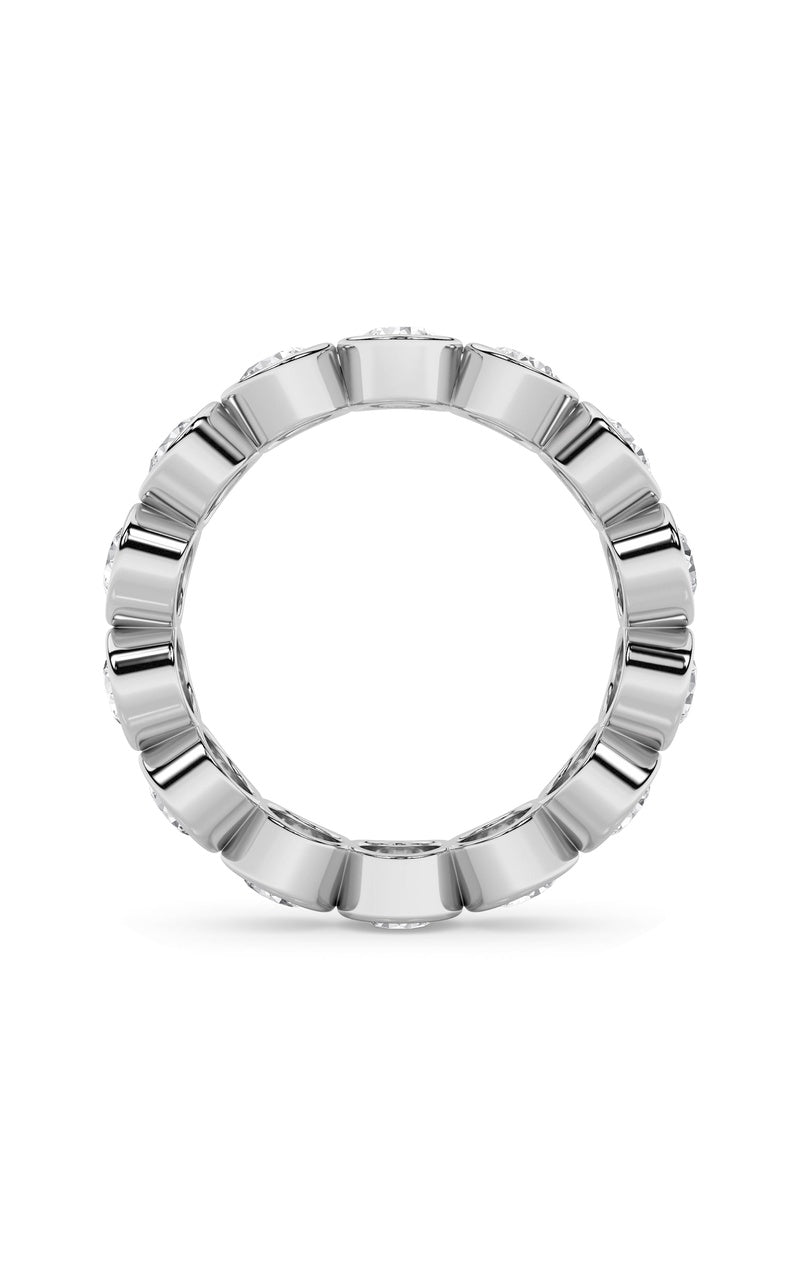 2.5Cttw Round Shaped Lab Grown Diamond (F/VS) Eternity Band Ring in 14K Gold
