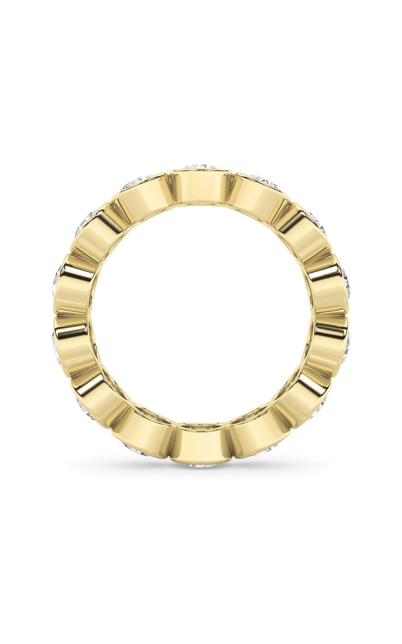 2.5Cttw Round Shaped Lab Grown Diamond (F/VS) Eternity Band Ring in 14K Gold