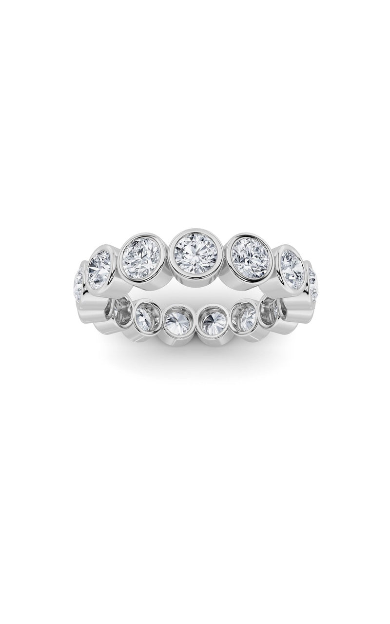2.7Cttw Round Shaped Lab Grown Diamond (F/VS) Eternity Band Ring in 14K Gold