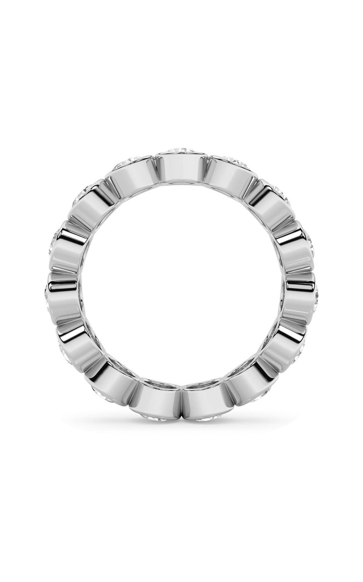 2.7Cttw Round Shaped Lab Grown Diamond (F/VS) Eternity Band Ring in 14K Gold