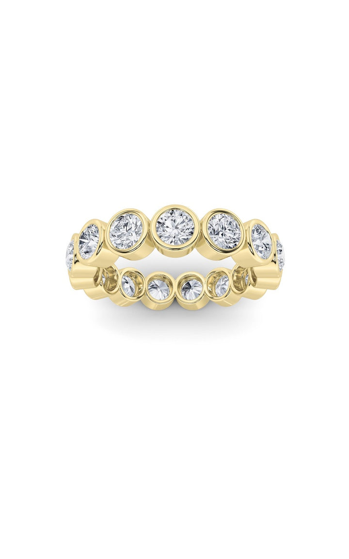 2.7Cttw Round Shaped Lab Grown Diamond (F/VS) Eternity Band Ring in 14K Gold