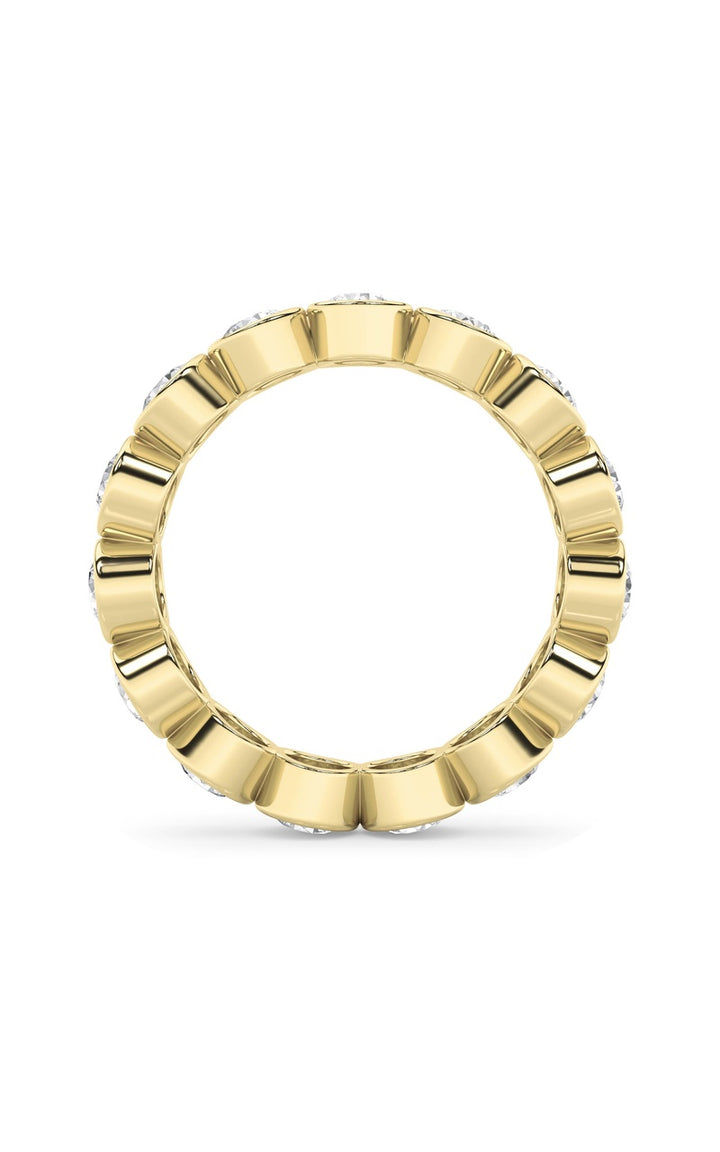 2.75Cttw Round Shaped Lab Grown Diamond (F/VS) Eternity Band Ring in 14K Gold