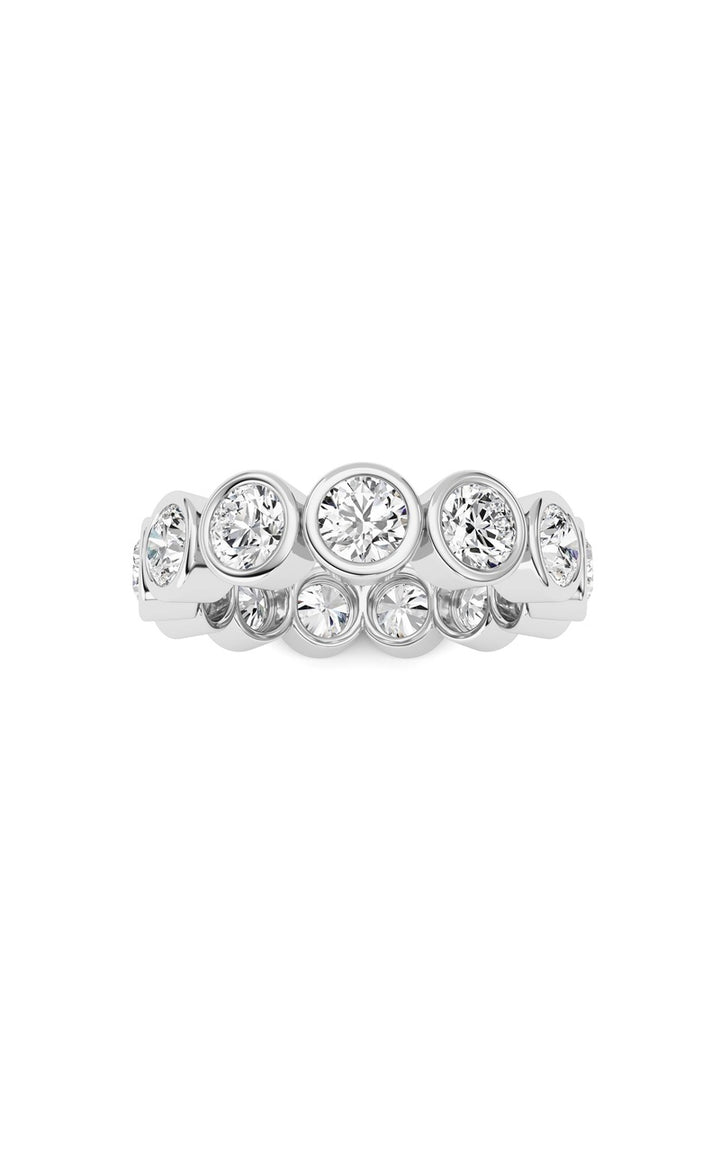 2.9Cttw Round Shaped Lab Grown Diamond (F/VS) Eternity Band Ring in 14K Gold