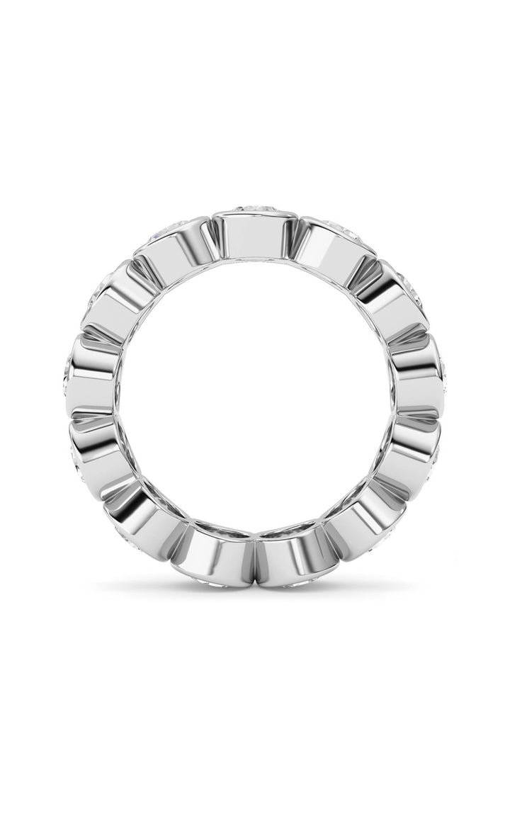 2.9Cttw Round Shaped Lab Grown Diamond (F/VS) Eternity Band Ring in 14K Gold