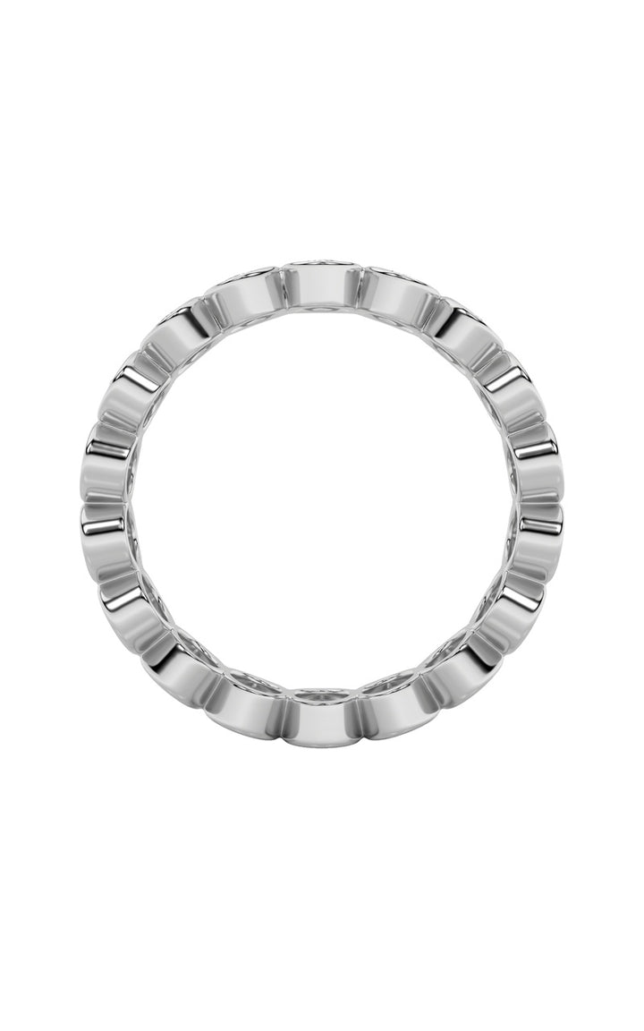 3.75Cttw Oval Shaped Lab Grown Diamond (F/VS) Eternity Band Ring in 14K Gold