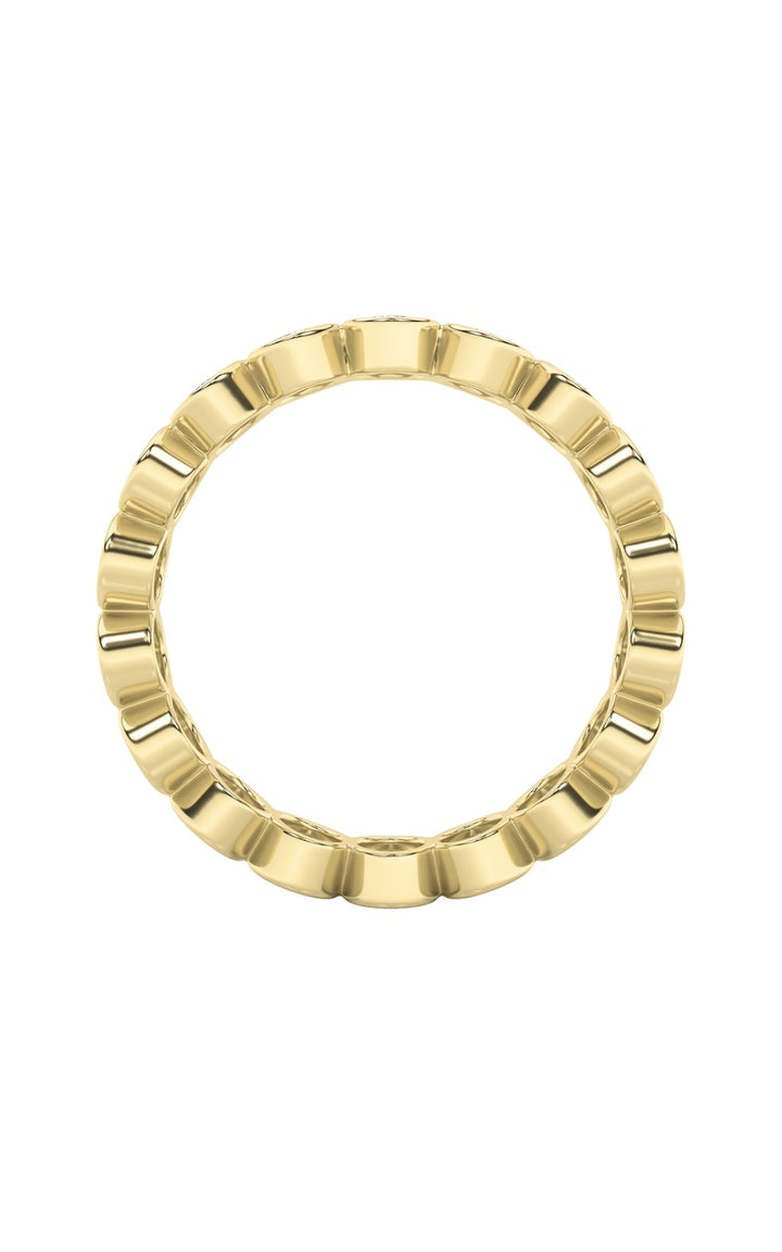 3.75Cttw Oval Shaped Lab Grown Diamond (F/VS) Eternity Band Ring in 14K Gold