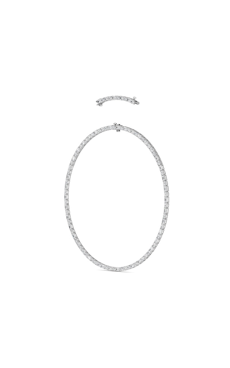 25Cttw Emerald Lab Grown Diamond (F/VS ) Necklace in 14K Gold