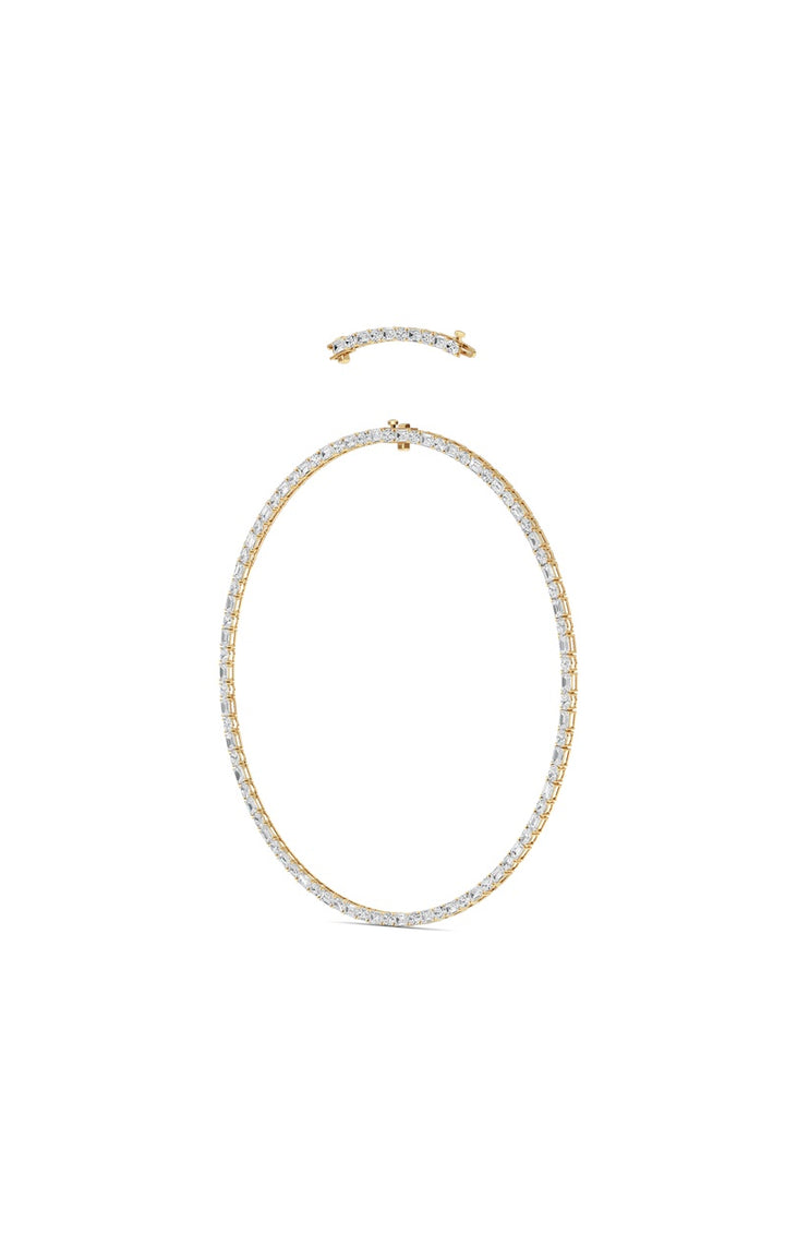 25Cttw Emerald Lab Grown Diamond (F/VS ) Necklace in 14K Gold