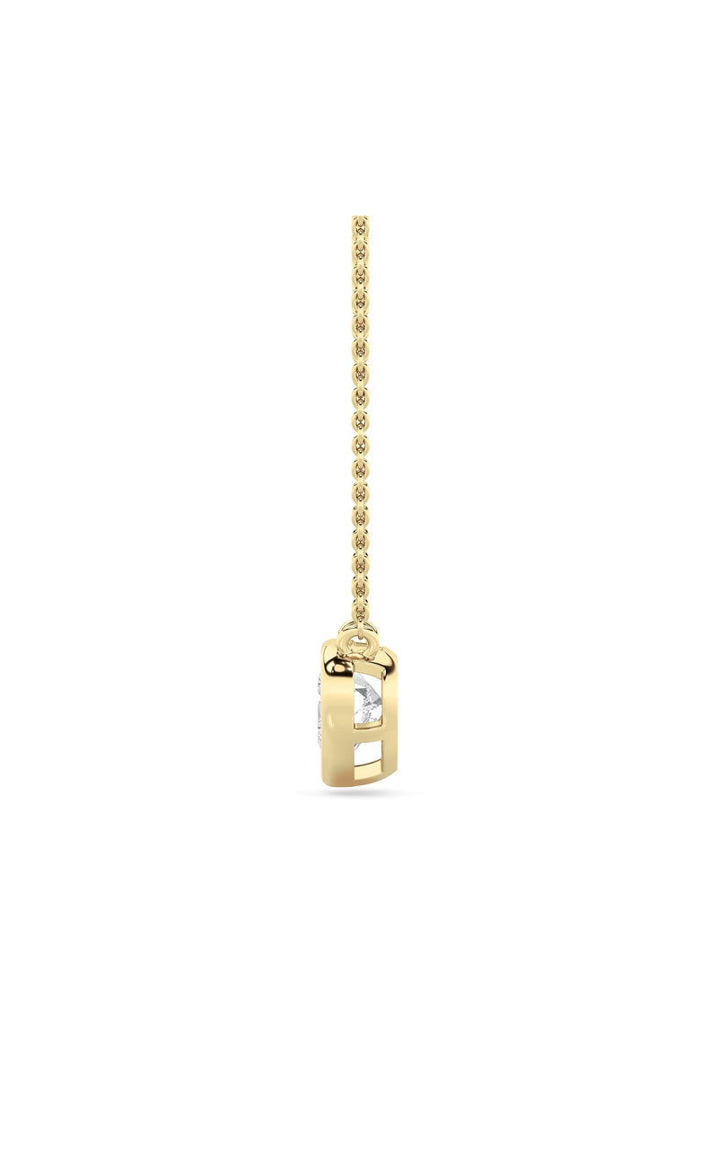 1Cttw Heart Shape Lab Grown Diamond (F/VS ) Pendant Necklace in 14K Gold