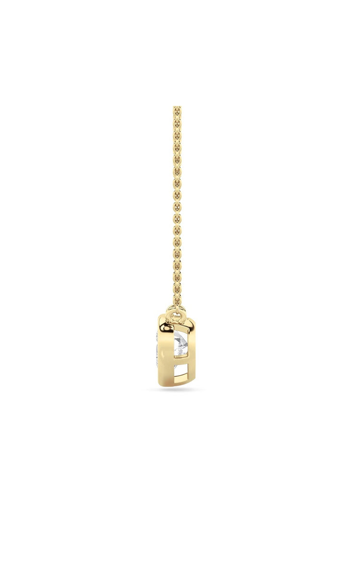1Cttw Heart Shape Lab Grown Diamond (F/VS ) Pendant Necklace in 14K Gold