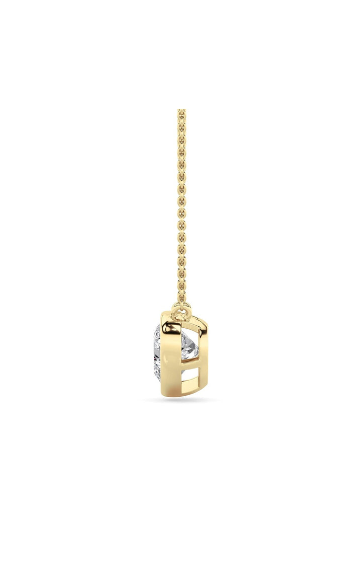 2Cttw Heart Shape Lab Grown Diamond (F/VS ) Pendant Necklace in 14K Gold